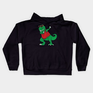 Cute Dabbing dinosaur t rex Shirt Funny dinosaur Kids Hoodie